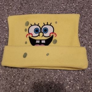 Vintage SpongeBob SquarePants Fleece Hat 2002